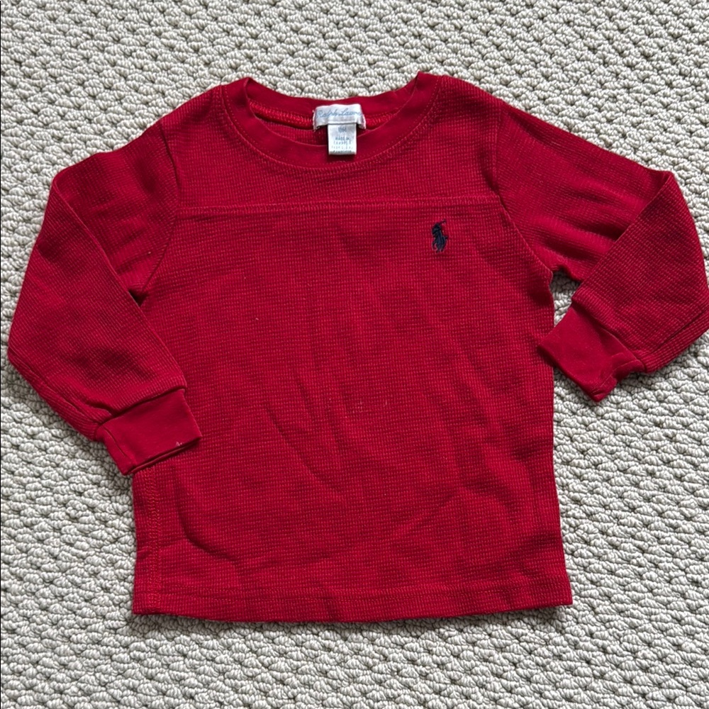 Polo by Ralph Lauren Red Classic Crew Neck